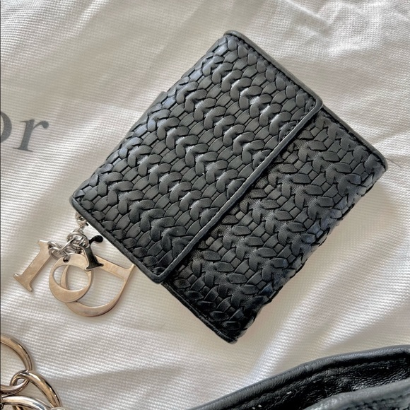 Christian Dior Woven Soft Lady Dior Tote & Matching Wallet! - Picture 10 of 12